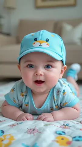 Baby Boy Say Love papa🥰#babyviraltrend #babyboy #cutebaby #aibaby #ai 