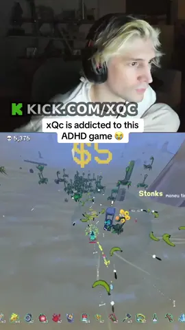 xQc is addicted to this ADHD game 😭 #xqc #megabonk #gaming #fyp #game 