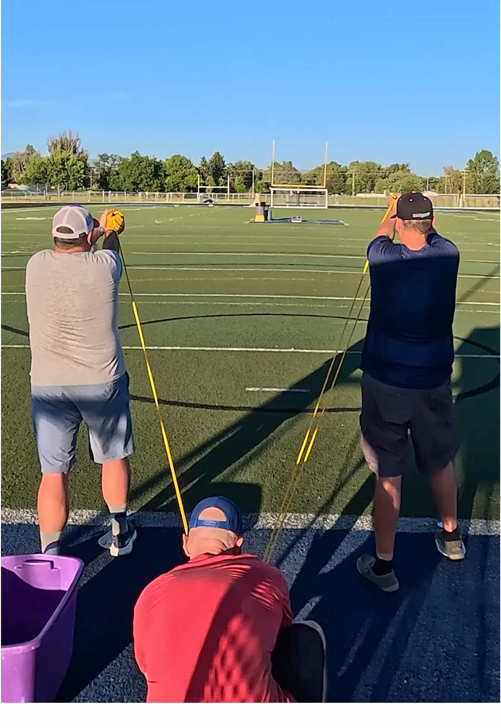 Longest cornhole shot with slingshot 🌽 46.025 m (151 ft)  by Joel Strasser, Luke Lorick, and Garrett Smith 🇺🇸 @joelnert   
