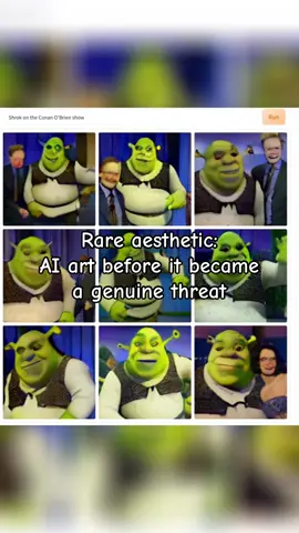 Old AI was so goofy. I’ll come clean, I used to play around with it a lot, because the novelty of turning text into images was fascinating to me. Of course, as anything goes in this world, corporations get a hold of it and ruin it for everybody.  No, I don’t want to have ChatGPT think for me as the database required to run it pollutes the air and sucks up all the fresh water. I just want shitty pictures of Shrek getting hit by a car. Is that too much to ask 😭 #fyppppppppppppppppppppppp #trending #rareaesthetic #artificialintelligence #throwback 