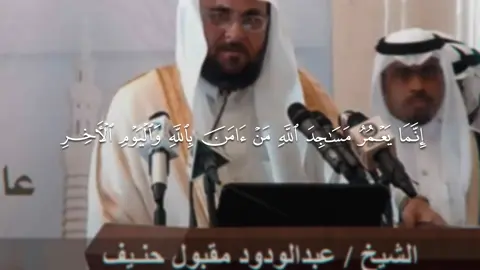 كفىٰ بتالي القُرآن العظيم أُنْساً وفضلاً أَنَّهُ يقْرأُ كلام العليم الحكيم -تباركَ وتعالىٰ- الذي تكلَّم به -سُبحانه- وتلقَّاهُ جبريل عليه السلام، فنزلَ به، وأَدَّاهُ إِلىٰ رسولِ الله ﷺ كما تلقَّاهُ من الله جلَّ شأْنه. ‏كفيلٌ هذا المعنىٰ بأَن يملأَ القلب هيبةً من الله، وأُنساً به❤️ #عبدالودود_حنيف #سورة_التوبة #islamic_video #foryoupage #اكسبلورexplore 