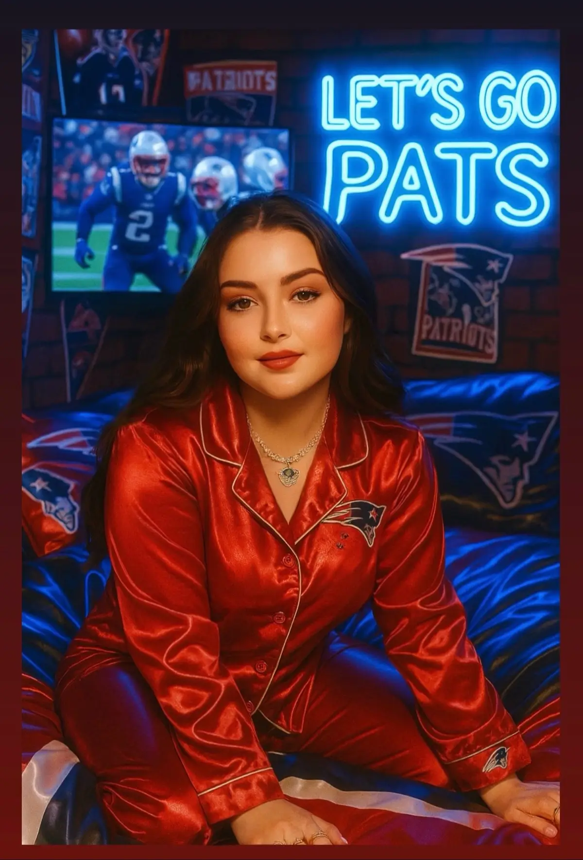 #newenglandpatriots #nflfootball #usa #usa_tiktok #queen @New England Patriots ❤️🤍💙