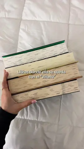 Libros donde ella se queda con el “villano”.. #BookTok #booktokespañol #booktokfyp #enemiestolovers #BookRecommendations 