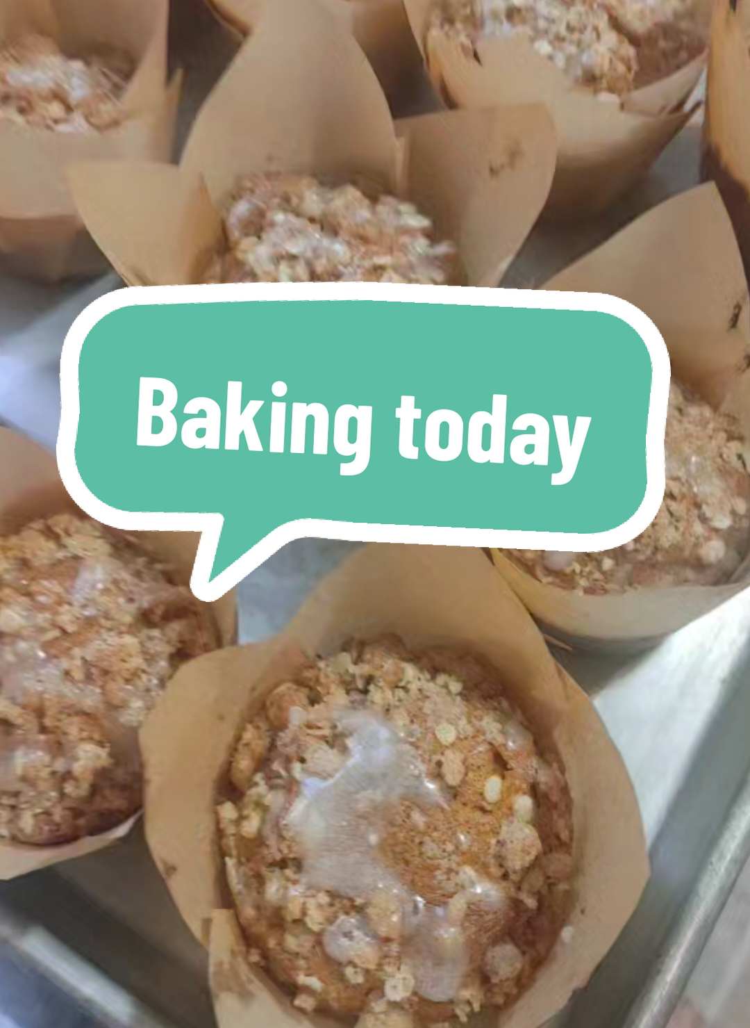 iced pumpkin streusel muffins cinnamon apple streusel muffins white choc macadamia nut cookie sea salt brwn buttr choc chip cookie YUUUUM  #farmstand #baking #cookies #muffins 