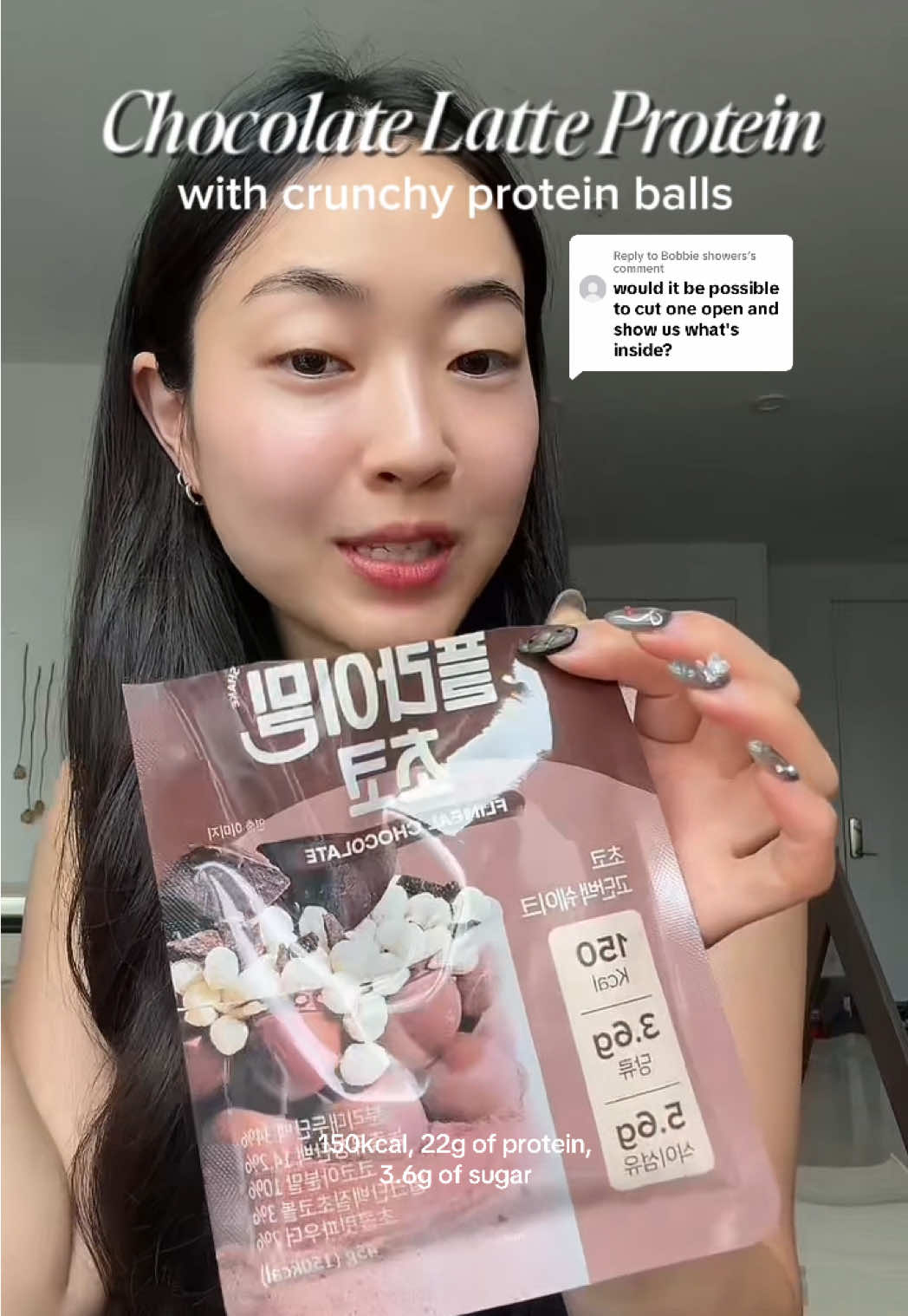 Replying to @Bobbie showers your wish is my command 🙂‍↕️ #flimeal #mealreplacement #protein #proteinshake #highproteinsnack #koreansnacks #tastetest #chocolateshake #matchalatte #matchaprotein @Fullight_global 