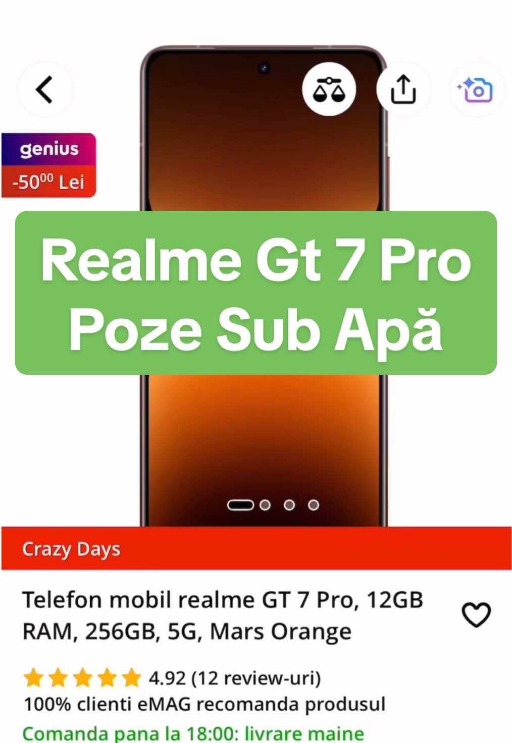 Realme GT 7 Pro tocmai a intrat în liga greilor! 🔥 Cu Snapdragon 8 Elite, ecran OLED de 120Hz, cameră 8K și baterie uriașă de 6500 mAh cu încărcare 120W, e gata să provoace orice flagship din 2025! 🚀📸Tu ce zici, e telefonul anului sau doar mult hype? 😏👇#realme #samsunggalaxy #telefon #android #techtok 