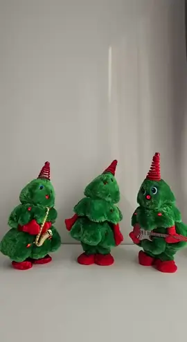 Dança e Música Árvore De Natal Home Decor Boneca De Pelúcia Dançando Música Verde Elétrica Stuffed Toys