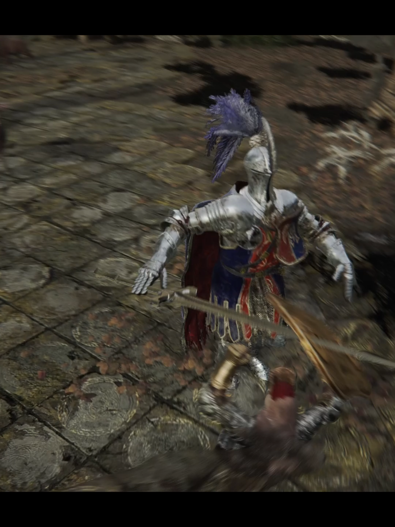 the legless hero meets a legendary knight #eldenringmemes #eldenring #fromsoftware #cosmichorror #weirdcore #scp #omen #insight #lgbt #lore