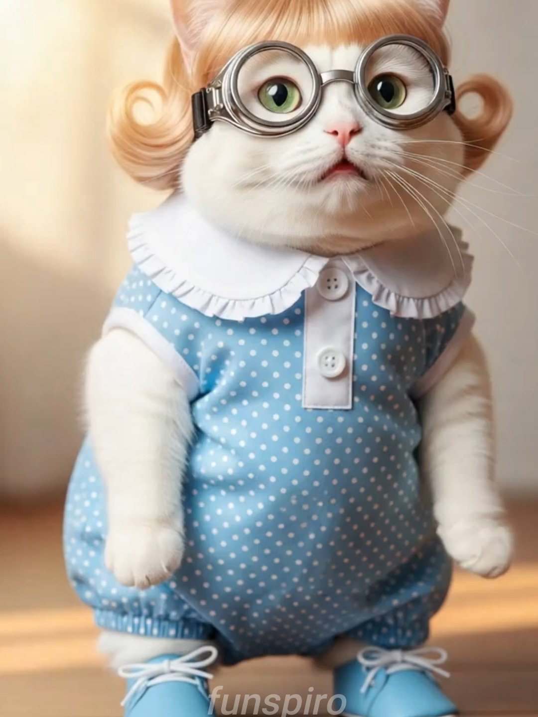 White Chubby Cat Dancing Like a Pro. Watch this adorable white chubby cat dancing like a pro in a baby-style outfit with matching shoes, cool goggles, and a cute hairstyle!  From tiny moves to big swag, this little furball is ready to steal the spotlight on the dance floor. Perfect mix of cuteness, comedy, and style — you won’t stop smiling!  white chubby cat, cute cat dance, funny cat video, cat dancing like a pro, baby style cat, adorable kitten dance, pet comedy, cat in outfit, dancing pets, cute animal shorts, viral cat video, chubby cat swag, baby hairstyle cat, cat fashion, kitten dance moves, funny pet content, cute and funny cats, dancing kitty, stylish cat vibes#whitechubbycat #funnycat #cutecat #catdance #dancingcat #babystylecat #catwithgoggles #adorablecat #chubbycat #dancingkitten #catfashion #catstyle #viralcat #catcomedy #petdance #animaldance #funnykitten #stylishcat #catshorts #catvideo #trendingcats#trendingsong #reelsfunnyvideo #viral #fypシ゚