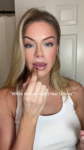 lol ok #whitetattoos 