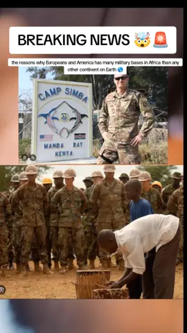 European and USA military bases in Africa #africantiktok #news #freeafrica #usamilitarybase 
