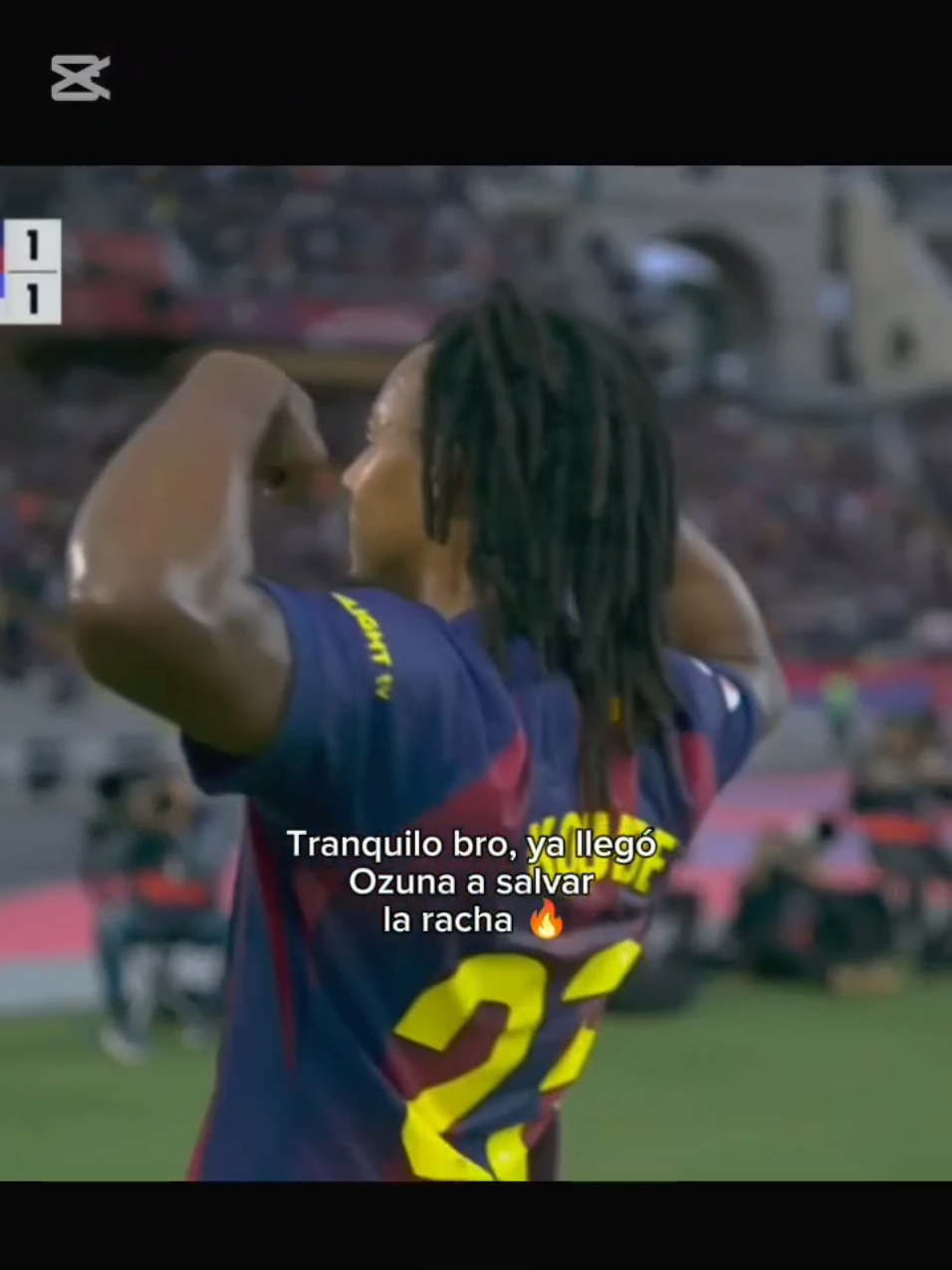 KOUNDE OZUNA 💙❤️  Dile que yo soy el que te quiere. #paratii #fcbarcelona #fotball_edits #watsappstatus  #foryoupage 