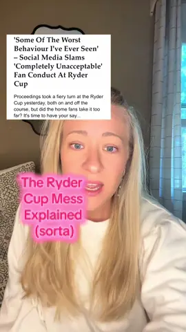 Quick Ryder Cup explainer #fentysuperbrandday #LanguageLearning #pga #golf #foryourpage 