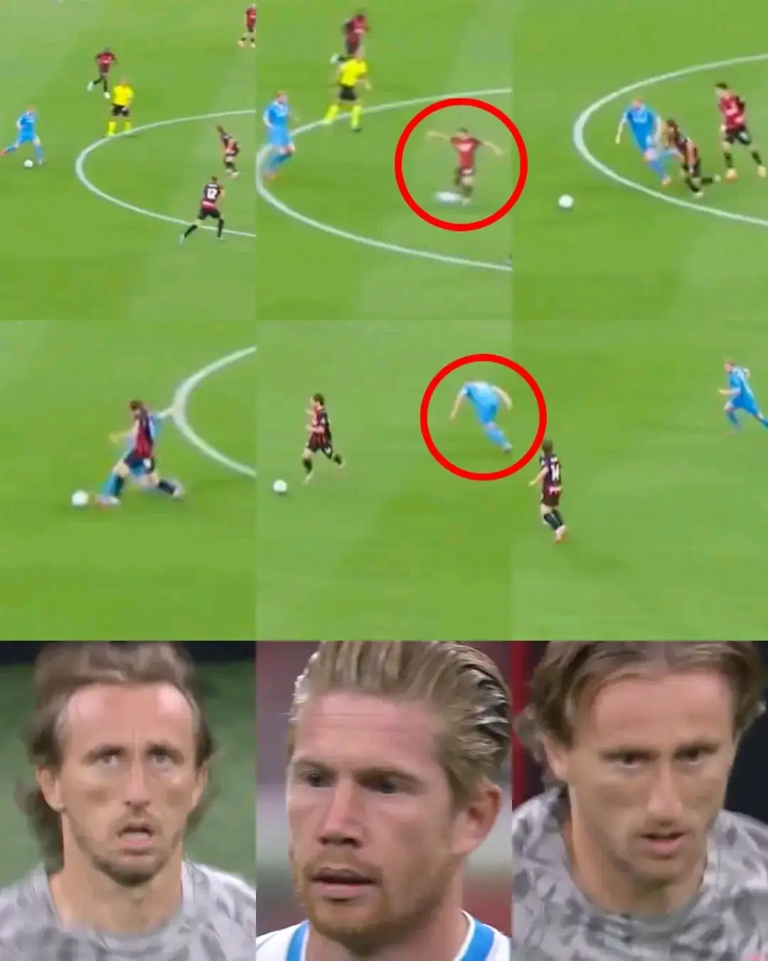 ¡¡LO QUE NUNCA PENSASTE VER EN TODA TU VIDA!! Y un día, Luka Modric y Kevin De Bruyne se enfrentaron en la Serie A de Italia. El mejor playamaker en TODA la historia de la Premier League jugando con el Napoli y el mejor mediocampista en TODA la historia del Real Madrid jugando con el AC Milan. Simplemente son otro nivel de leyendas.  ¡¡HABLEMOS DE VERDADEROS ARTISTAS DEL JUEGO!!