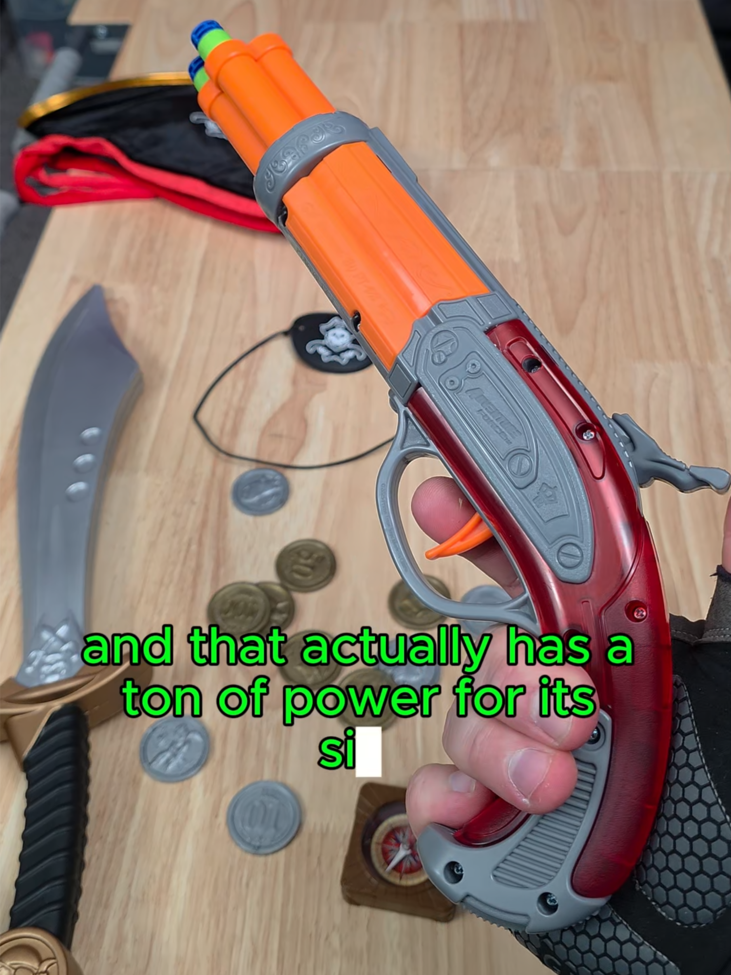 The Dart Zone Buccaneer Pirate Pistol is Great! #piratetoys #buccaneer #nerfblaster #toys #adventureforce #walmartfinds #dartzone #piratepistol #flintlock #nerfflintlock #nerfblaster