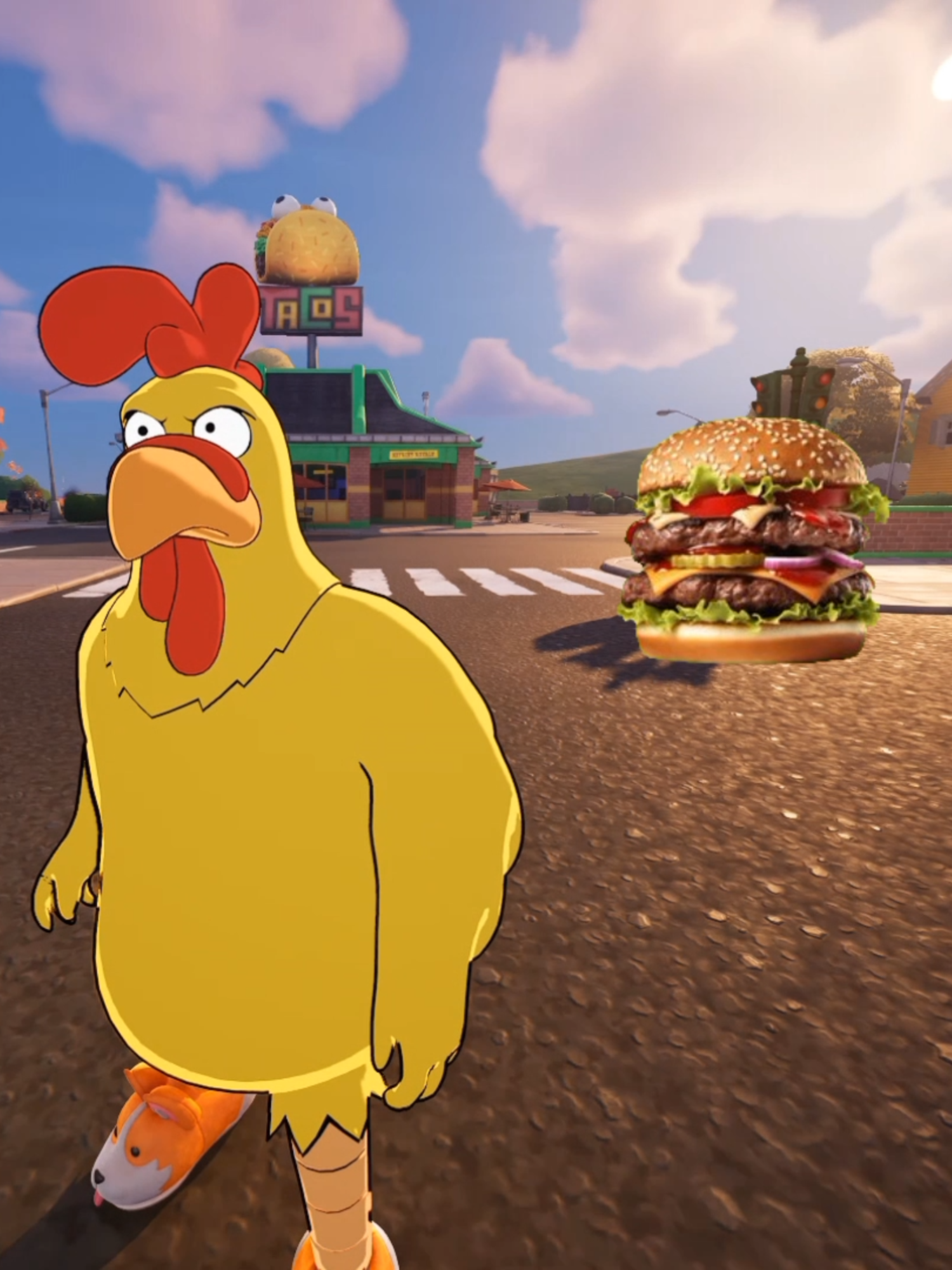 I would want a burger too damn :C @chr016is1 #fortnite #fortniteclips #fyp #foryoupage #foryou