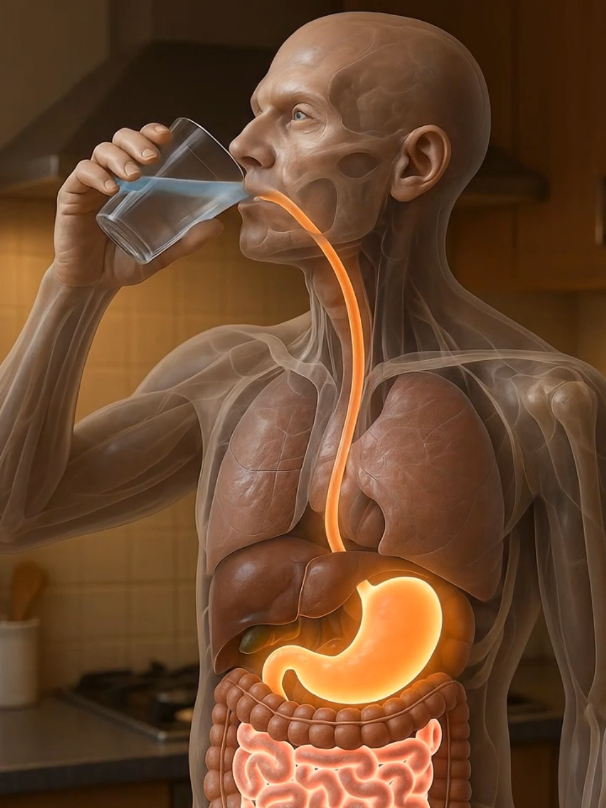 this is how water digest while human body drinking water #digestion #fyp  #Science #water #healthcare 