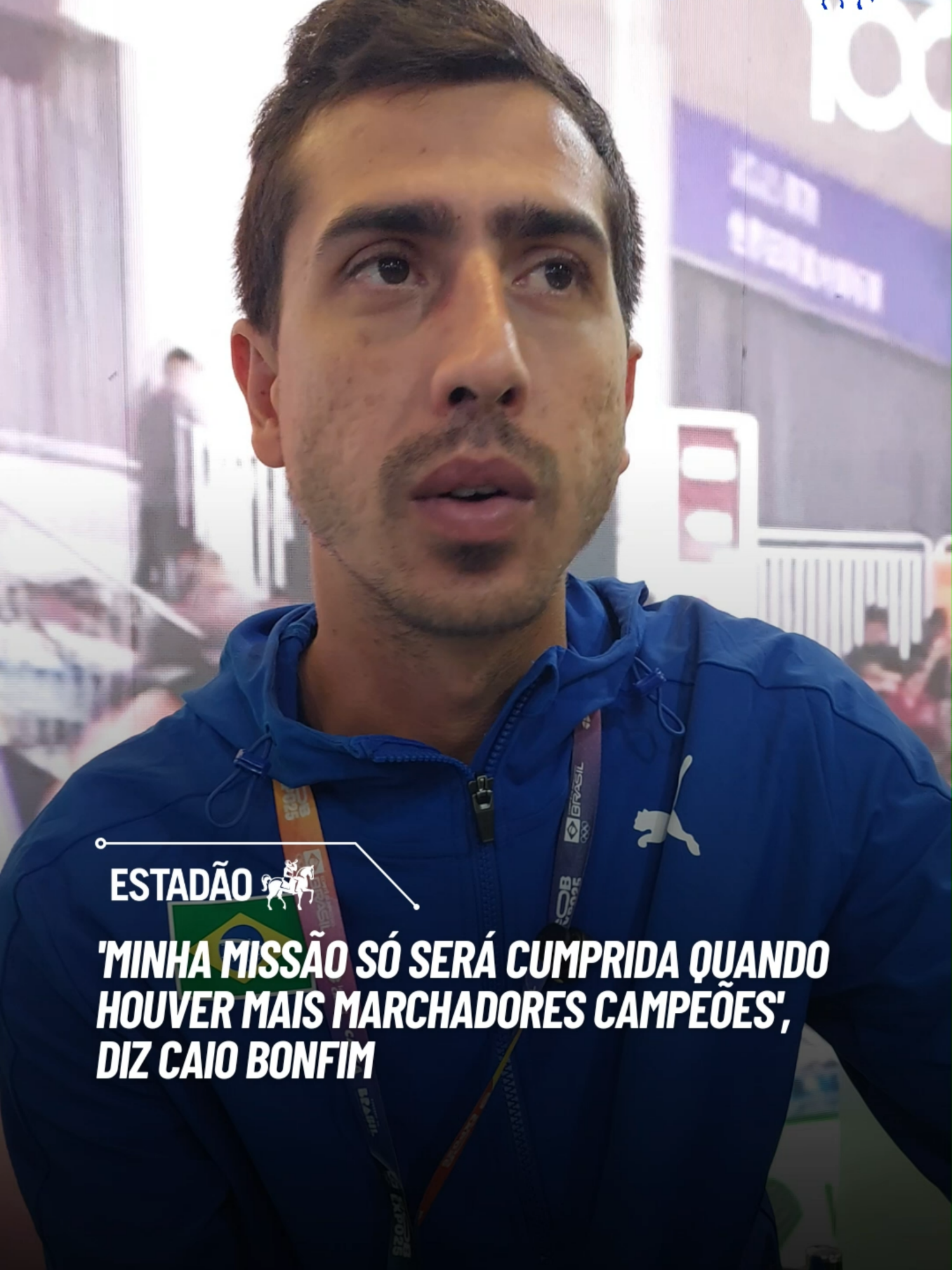 CAIO BONFIM 🏃 Campeão mundial e prata em Paris-2024, brasileiro é o nome a ser batido na marcha atlética.  📲 Leia a entrevista completa no site do Estadão. #caiobonfim #marchaatlética #esportes