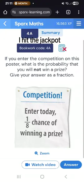 jackpot #fyp #sparx #sparxmaths 