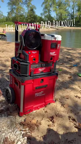 Thanks to @Milwaukee Tool I built The Ultimate DAD Packout! Perfect for river, lake or beach days!  #milwaukeetools #m18 #milwaukeepackout #dadlife #riverlife 