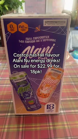 I have never tried the pumpkin cream one before so I am excited!! 💓 these are the only energy drinks I like #costcofinds #costco #alaninu 