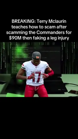 like bru ur fine 🤦  #terrymclaurin #commanders #nfl #viggleai #funny 