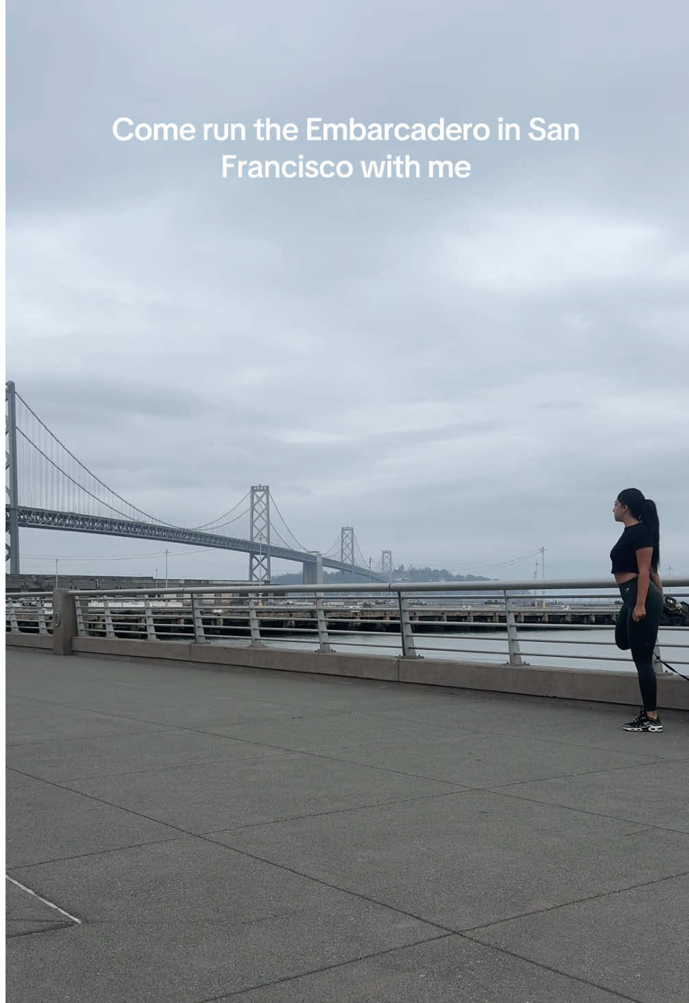San Francisco morning run on the Embarcadero 🏃‍♀️🌊🌁 #sanfrancisco #runwithme #bayarea #Running #embarcadero 