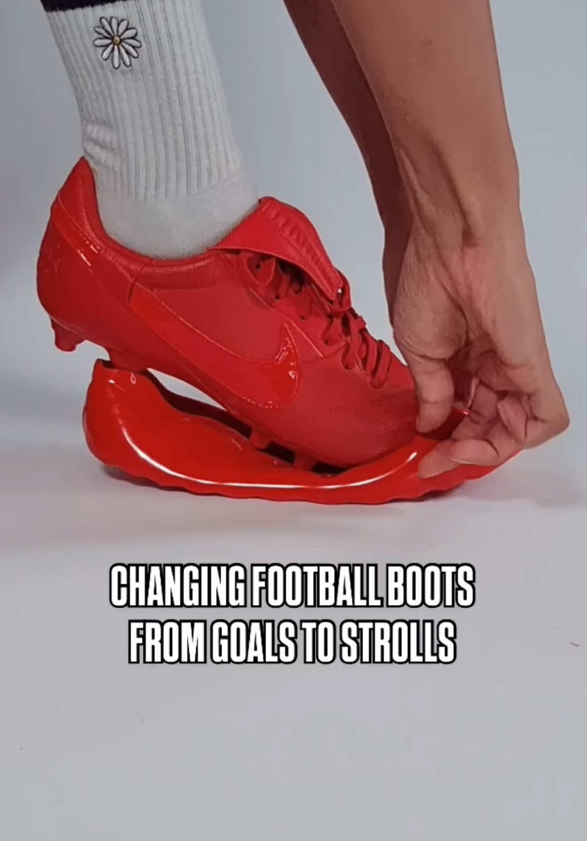 Bit easier than resoling football boots like the boots only summer trend. ⚽️🚷 Link in bio.
