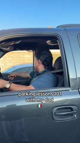 do not judge, i am just a girl ✨ #mexicandad #reverseparking #drivinglessons #mexicantiktok #fypシ 