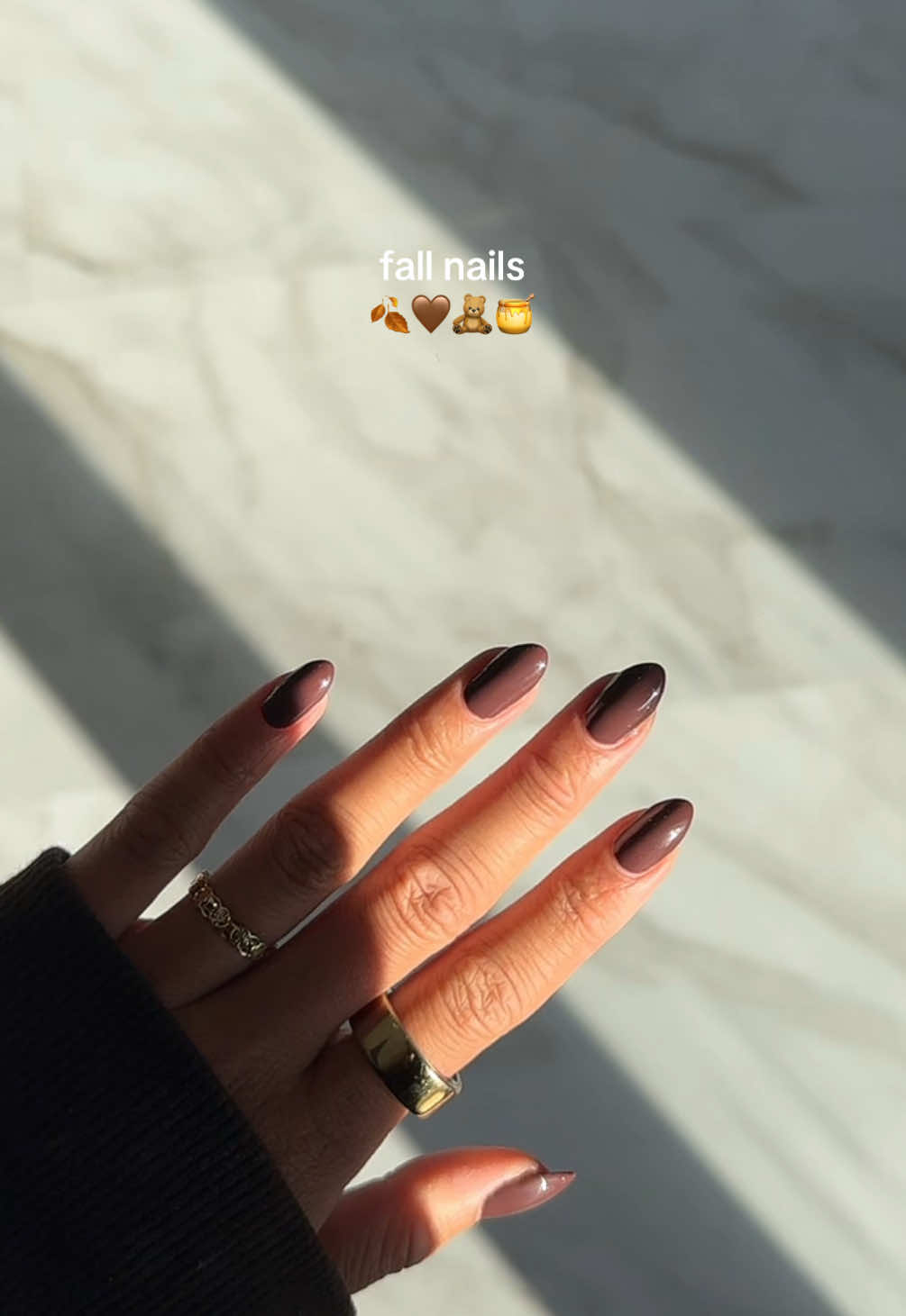FALL NAILS!!! 🍂🤎🧸🍯 relaxing nail day i look forward to 🤭  #nailinspo #nailtech #nailart #fallnails #hardgel 