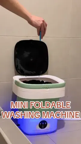 Perfect for #condoliving para di matambakan ng labada! I got this to wash some of my sleepwear, lounge wear, hand towels, and other small to medium pieces of light clothing. #homefinds #sololiving #budol #washingmachine 