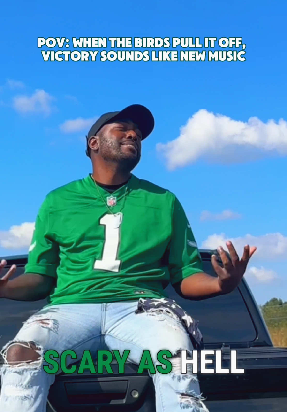 Postgame never sounded so good — Birds win + new music in the air!  @Philadelphia Eagles  #FlyEaglesFly #KellyGreen #EaglesNation #NewMusic #singersongwritersoftiktok 