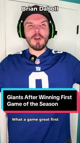 Giants After Winning First Game of the Season #nfl #nfltrending #nflfootball #nflviral #giants 
