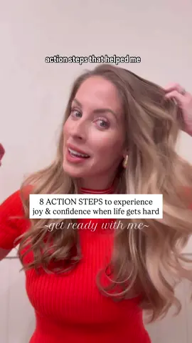 Every time I speak to groups of women on the topic of joy and confidence, I bring up these 8 action steps. When I get in a slump, I take an honest look at this list, and figure out which one(s) I need to work on. Sometimes it’s a simple tweak that can make all the difference. It’s been so helpful for me, and I pray it’s helpful for you too!