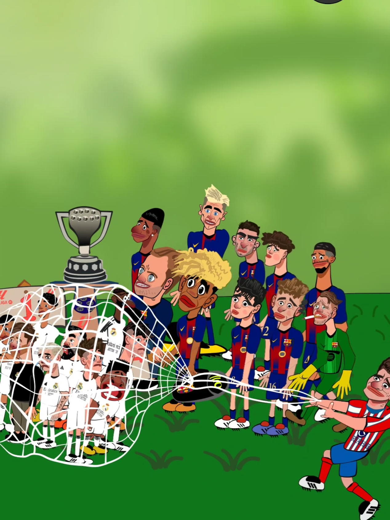 Barcelona on Top of La Liga! Real Madrid Trapped by Álvarez! #for  #barcelona  #realmadrid #LIVEIncentiveProgram #LIVEwithlowfollowers 