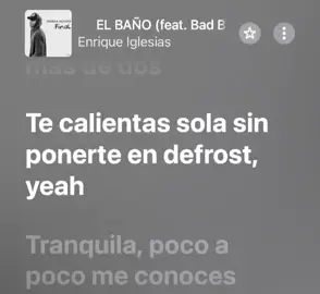 EL BAÑO - Enrique Iglesias (ft. Bad Bunny) #elbaño #badbunny #fyp #letra #enriqueiglesias 