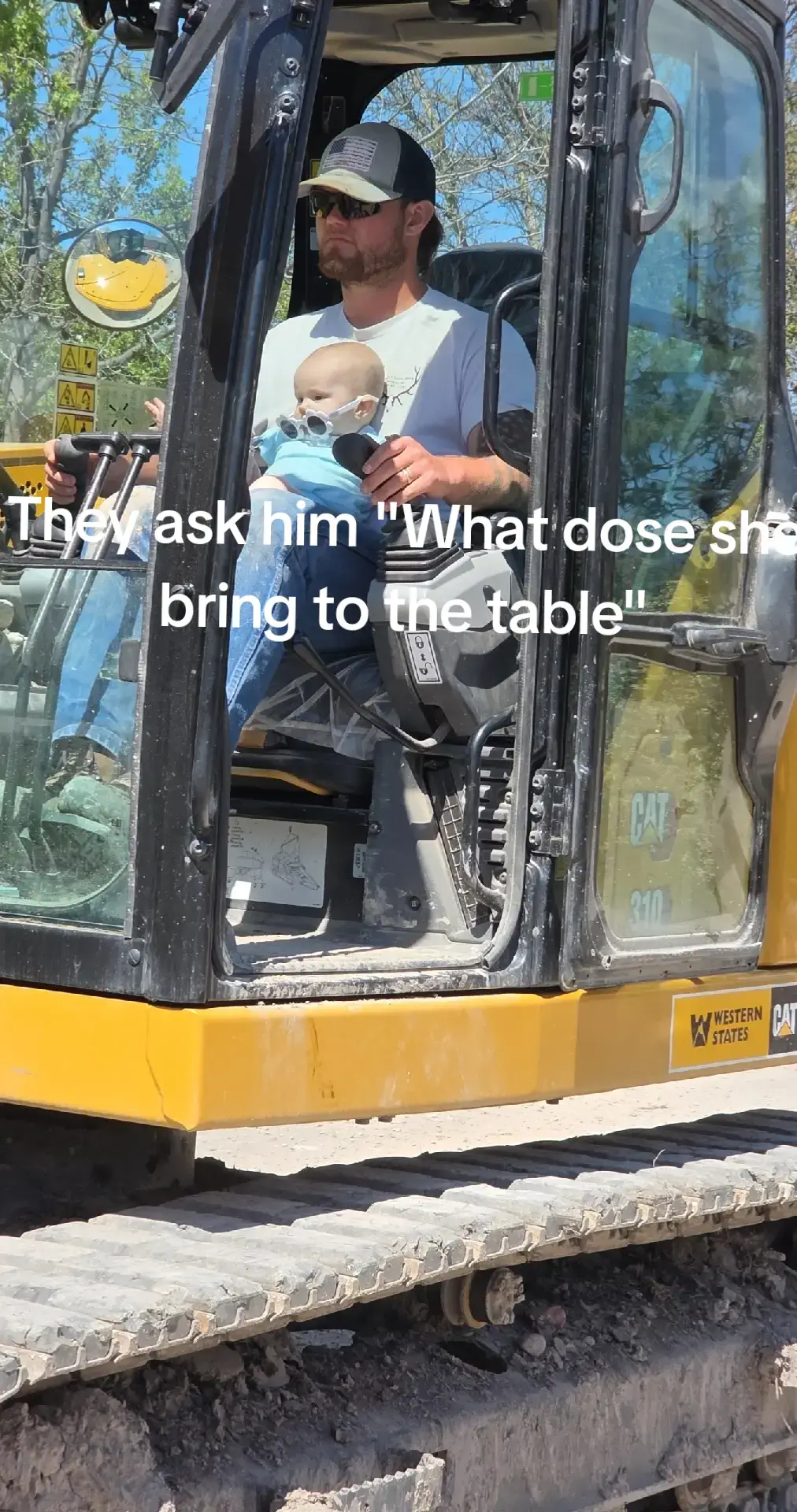He works hard so I dont have to. He provides a life our kids deserve. He is the main source of eveything in our life. I just help everything function. 
