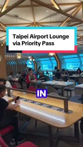 Priority Pass gets you into this amazing lounge in Taiwan. 