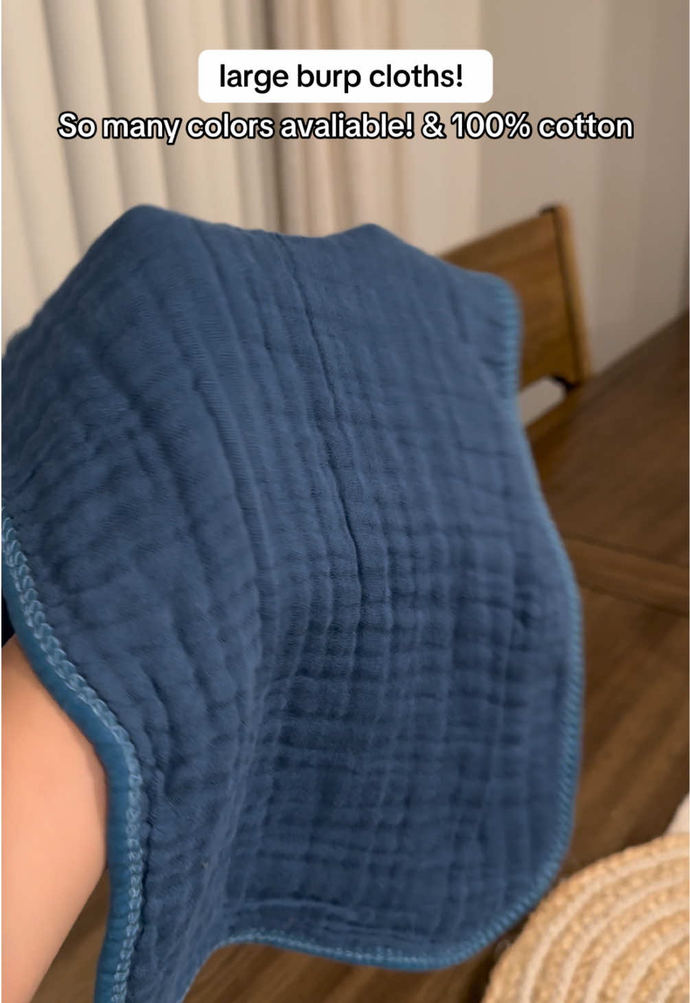 I can’t tell you how many of these we use daily LOL ##muslinburpcloths##babyburpcloths##burpcloths##yoofossmuslin##tiktokshopblackfriday