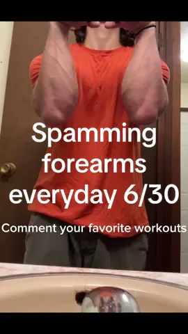 Hitting forearms everyday for a month 6/30. #fyp #motivation #workout 