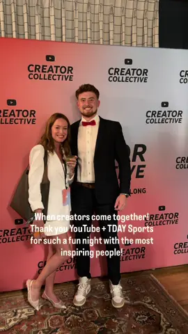 What a night! 🎥✨ Huge thanks to @YouTube and @TDAY Sports for bringing creators together right here in Happy Valley.  It is SO much fun to be in the same room as these people!  Loved getting to celebrate this amazing community of storytellers — so grateful to be included in such a fun night. 🤍 @Shamak Agarwal  @Megan Million☀️⭐️ @suakimm 