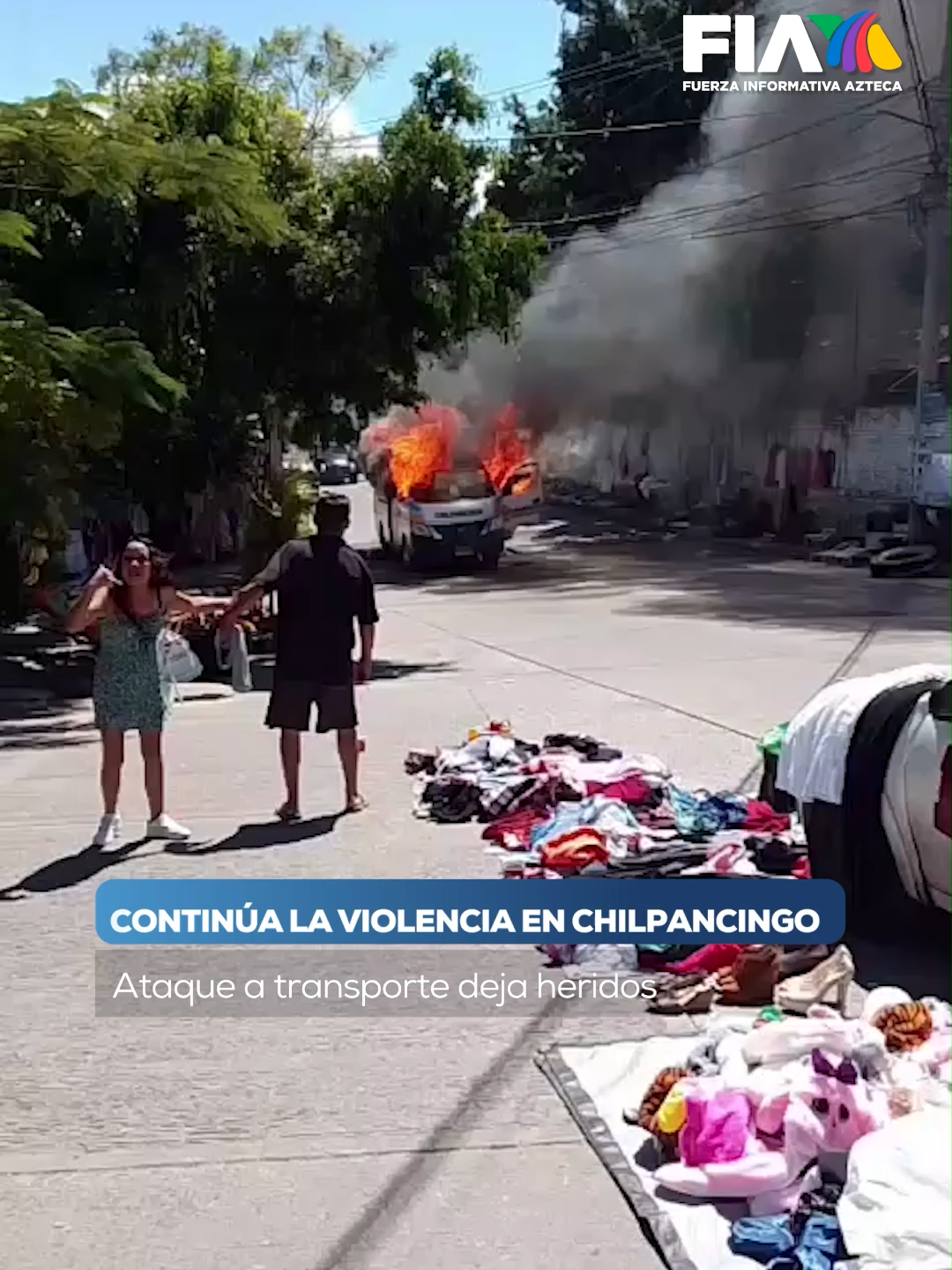 🚨 Ataques al transporte público en Chilpancingo dejan dos mujeres heridas —una de ellas una niña— y paralizan rutas hacia varios poblados.  La violencia continúa desde ayer, tras las movilizaciones por el aniversario de Ayotzinapa.  #FIA #Chilpancingo #Guerrero #Ayotzinapa #AztecaNoticias #FIA