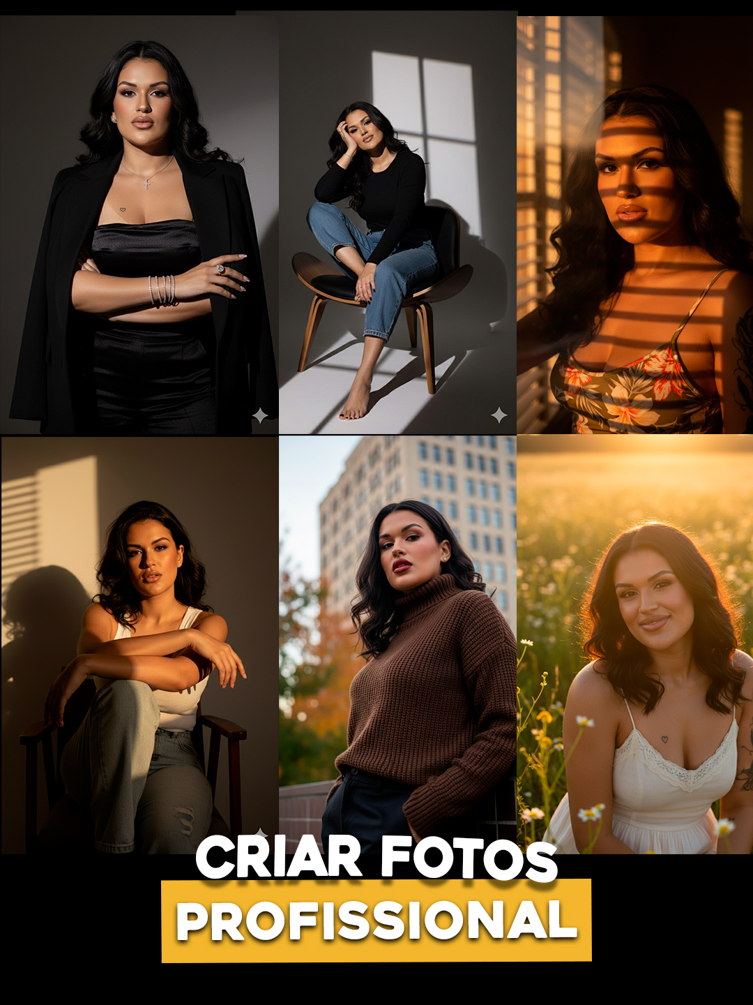 Aprenda a como fazer sessão de foto de estudio profissional com a ia no gemini, prompt feminino com o texto pronto para copiar e você criar suas fotos.   Passo a Passo:  1. Acesse o Gemini (no seu navegador ou app).  2. Use um prompt escolhido: 
