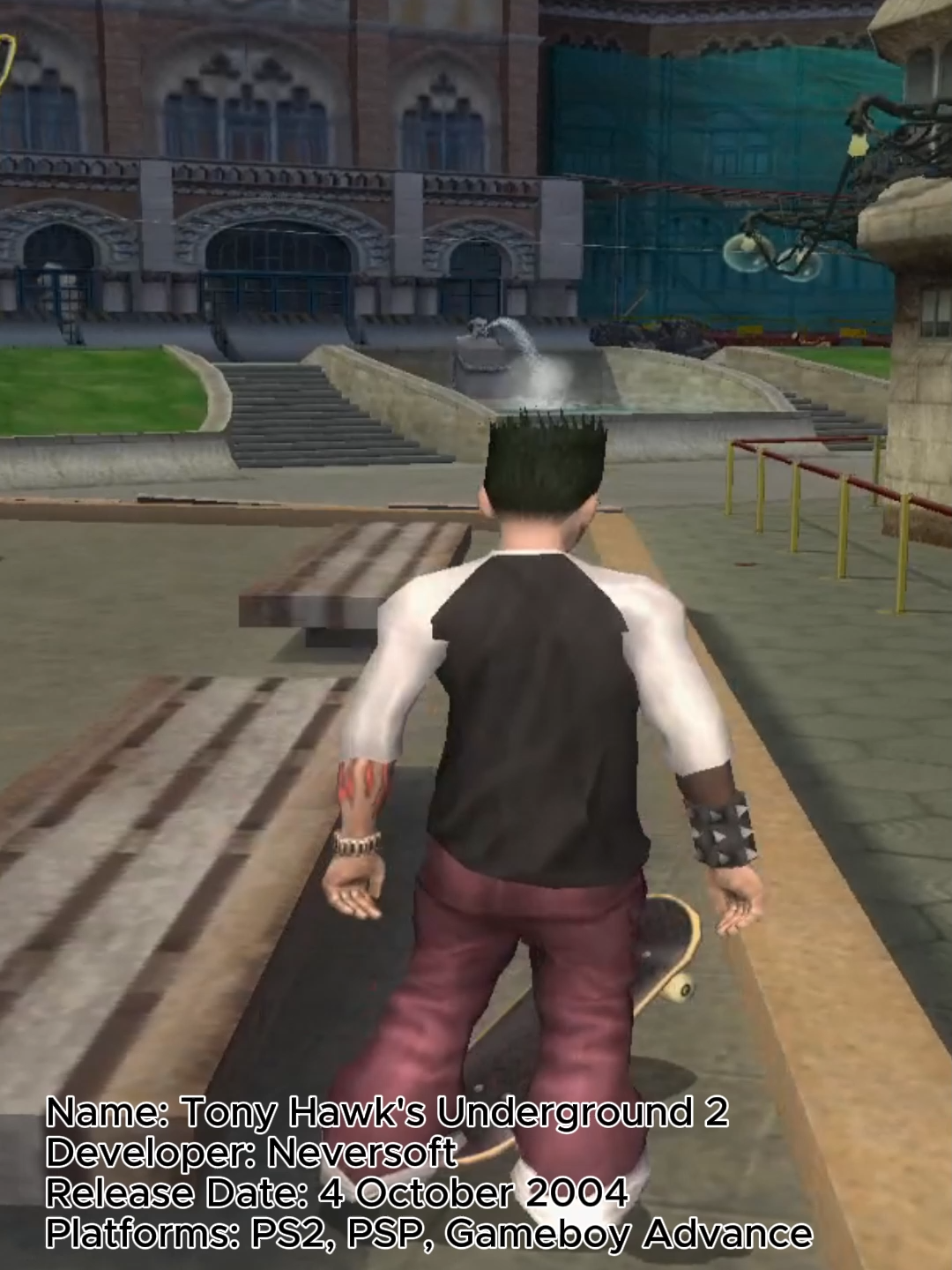 Tony Hawk's Underground 2 #tonyhawksunderground2 #gaming #skating #ps2 #nostalgia