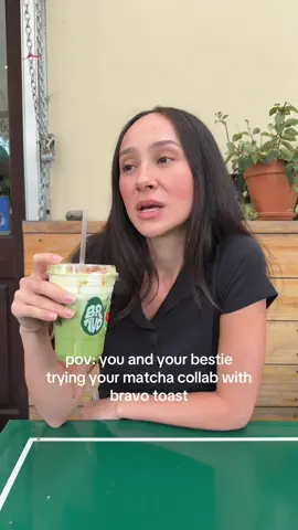 my dulce de leche matcha is now available at @bravotoast !!!! @franny_arrieta #matcha 