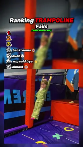 Ranking TRAMPOLINE Fails😭#ranking #trampoline #trampolinefail #USA 