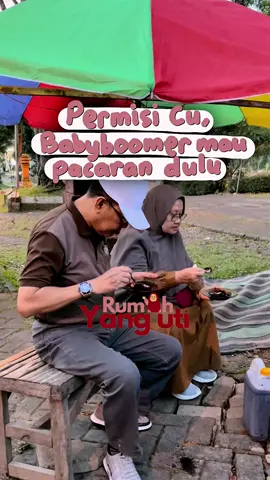 Pacaran ala Babyboomer tuh pokoknya berangkat dulu aja, bawa baju lebih, tujuannya dipikir belakangan 🤭 #babyboomer #babyboomers #kakeknenek #staycation #liburan 