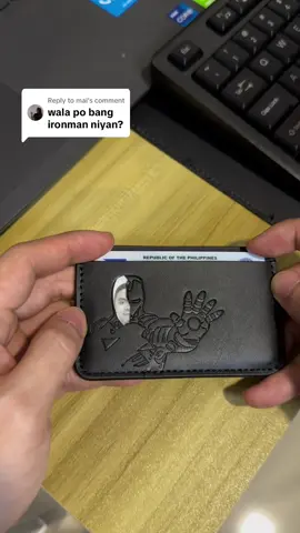 Replying to @mai Part 296 | ayan hahahaha #ironman #cardholder #wallet #budolfinds #tiktokfinds 