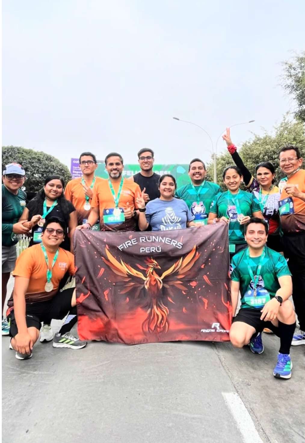Todo el fire en la carrera de Bimbo Global Race #bimbo #correr #run #Running #bimboglobalrace2025 