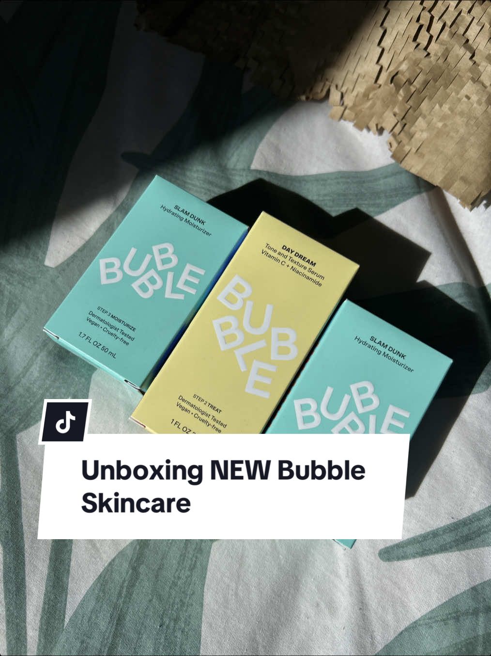 Unboxing my @Bubble Skincare buys. I’ve been without my Slam Dunk Moisturiser for too long and it was time to stock up on my faves. 🫧  Head over to their site to find your perfect skincare routine now and use code HOLLIE8K1B to save. #bubbleskincare #bubbleambassador #skincareproducts #skincare #viralskincare @Bubble Insiders  